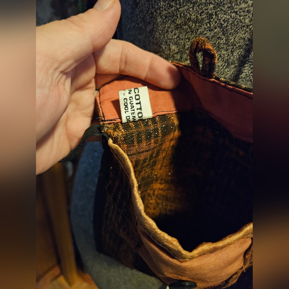 VINTAGE Handmade 100% COTTON crossbody bags(2) - Picture 6 of 8